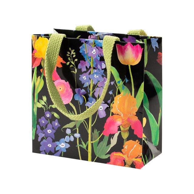 Caspari Summer Garden Large Gift Bag in Black - 1 Each – Caspari