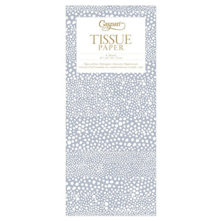 Caspari Fuchsia & Gold Little Dash Tissue Paper - 4 ct