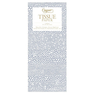 Pebble Gift Wrapping Paper in Silver with White Foil - 76.2 cm x 182.9 –  Caspari Europe