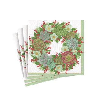 Halsted Floral Paper Dinner Napkins - 20 Per Package