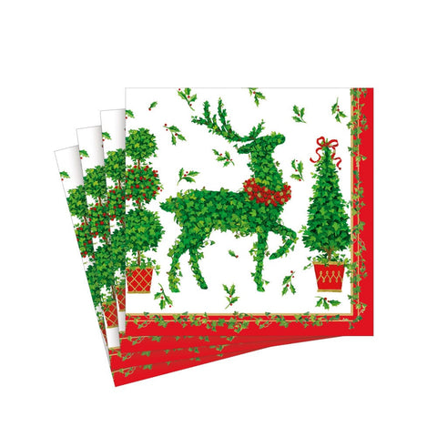 Caspari Animal Topiaries Gift Wrapping Paper - 30 x 8' Roll