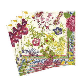 Vintage Floral Printed Paper Napkins Serviettes Luncheon Napkins Decorative  Decoupage for Wedding Dinner Tea Party Crafts, 20 Count 33cm * 33cm