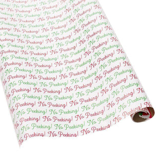 Caspari Santa Hat Toss Reversible Gift Wrapping Paper - 30 x 8' Roll