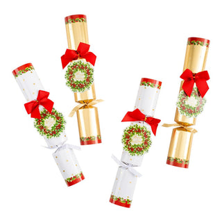 Festive Holiday Crackers Set of 8 by Option 2