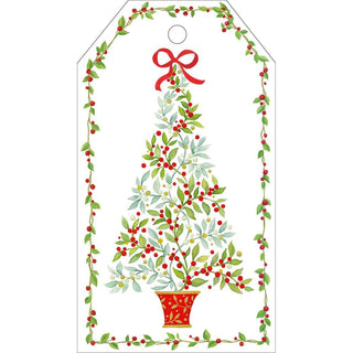 Caspari HO HO HO Gift Hang Tags - 4 per Package