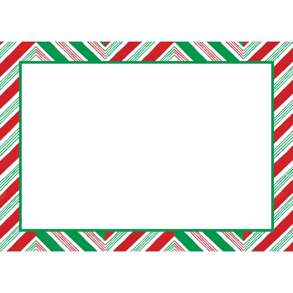 candy cane border paper