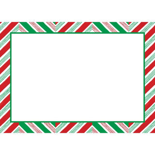 Caspari Christmas Trees Self-Adhesive Labels - 12 per Package