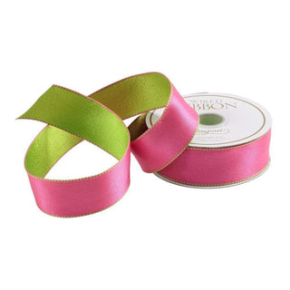 4 Hot Pink Wired Satin Ribbon, Farrisilk Ribbon, Satin Ribbon – Joycie  Lane Designs