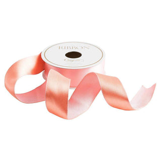 Pink & Green Reversible Satin Wired Ribbon - 10 Yard Spool – Caspari