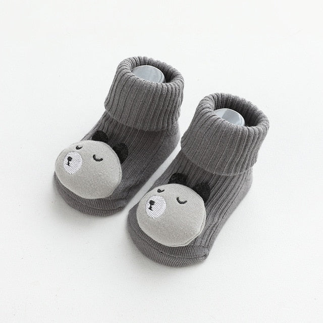 Baby Soft Winter Cotton Cartoon Anti-Slip Socks