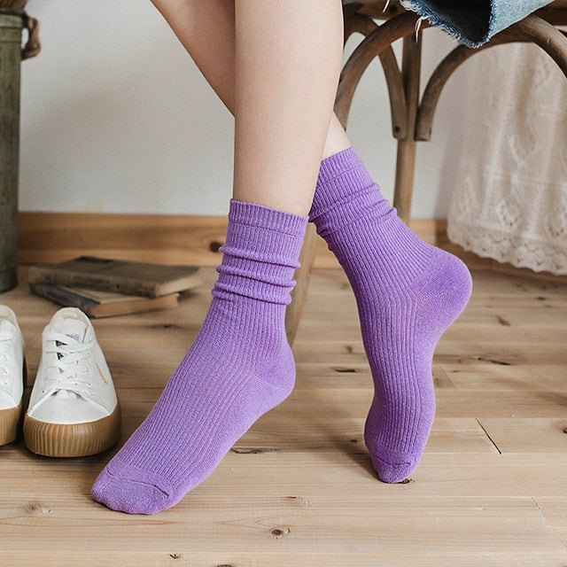 Women's Cotton Winter Tube Socks – Sock Fetish