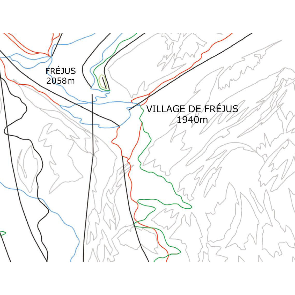 Serre Chevalier Piste Map Serre Chevalier Piste Map Wall Print | Poster | Backcountry Books