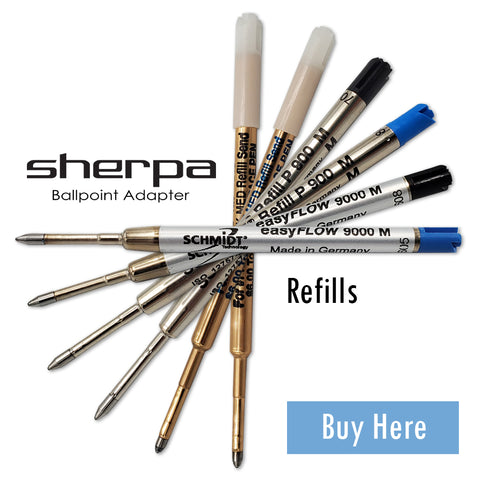 Sherpa Ballpoint Adapter Compatible Refills