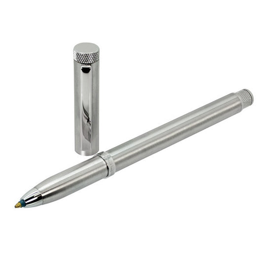 Sherpa Brushed Silver Stick Ballpoint/Stylus Pen Cover
