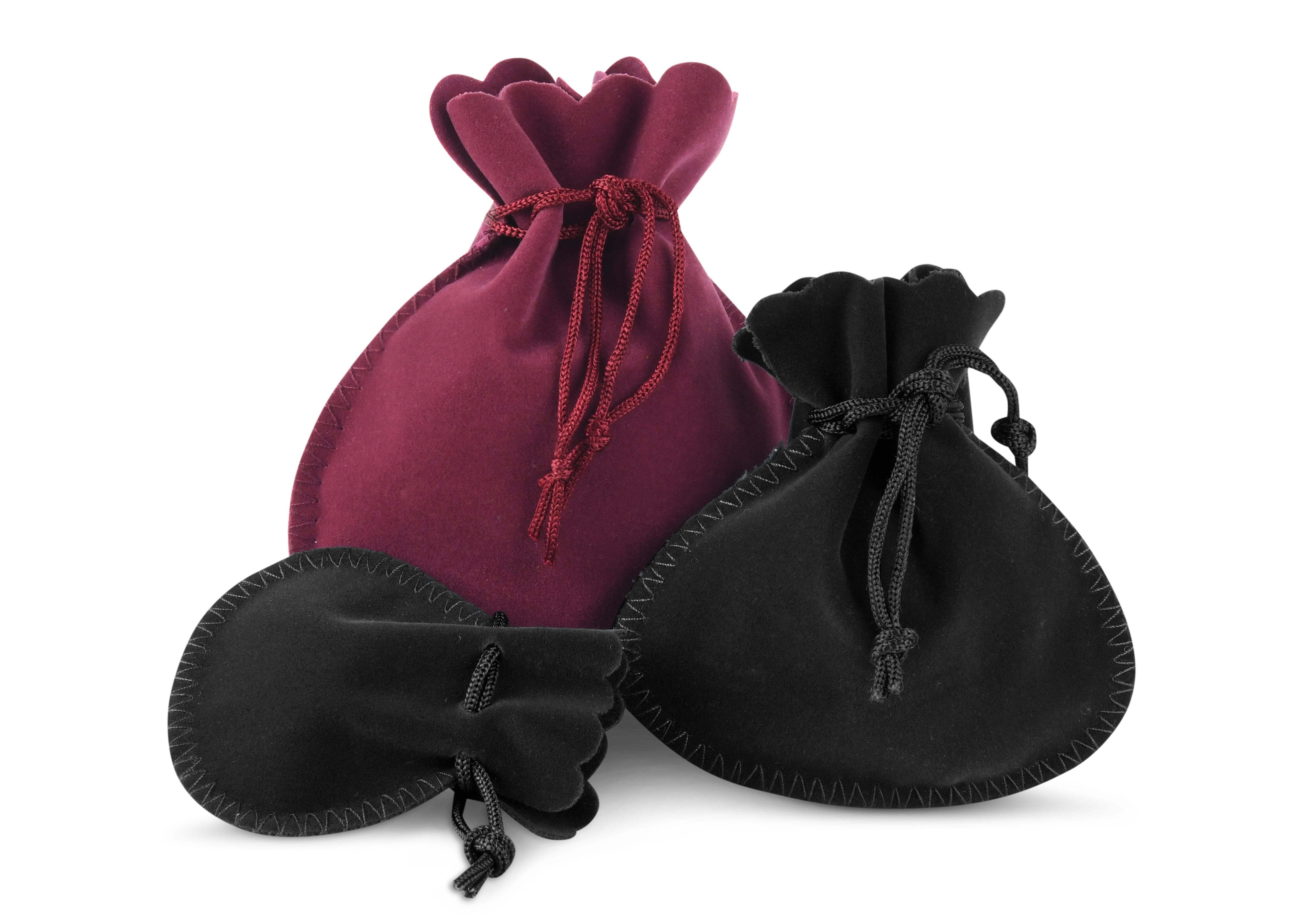 Medium Suede Bell Pouch for Jewelry
