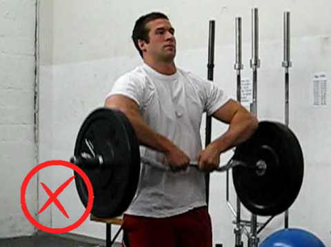 Don't use a close grip on upright rows