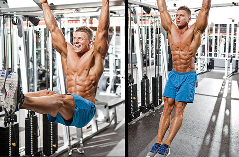 How to do the hanging leg raise in two steps