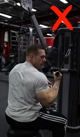 most people do lat pulldowns wrong. use a shorter range of motion instead.