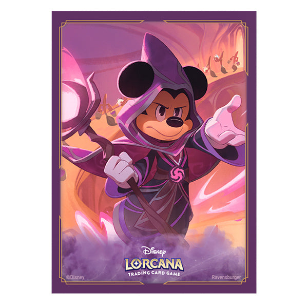 Disney Lorcana - Reign of Jafar - Card Sleeves - Mickey Mouse, Wayward Sorcerer