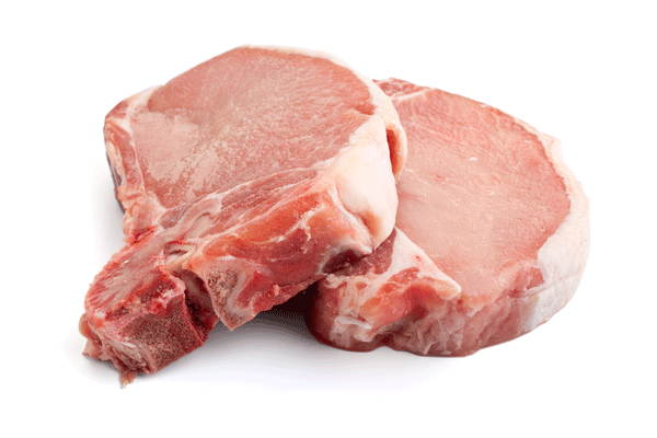 Pork Loin chops Bone In Centre Cut - this pack contains 4 ...