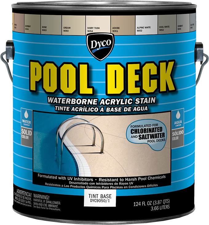 Pool Deck Paint Color Chart