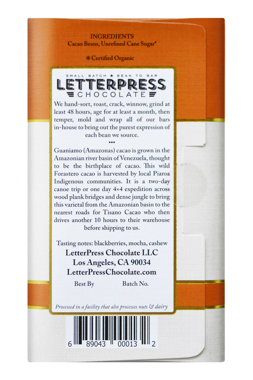 letterpress chocolate