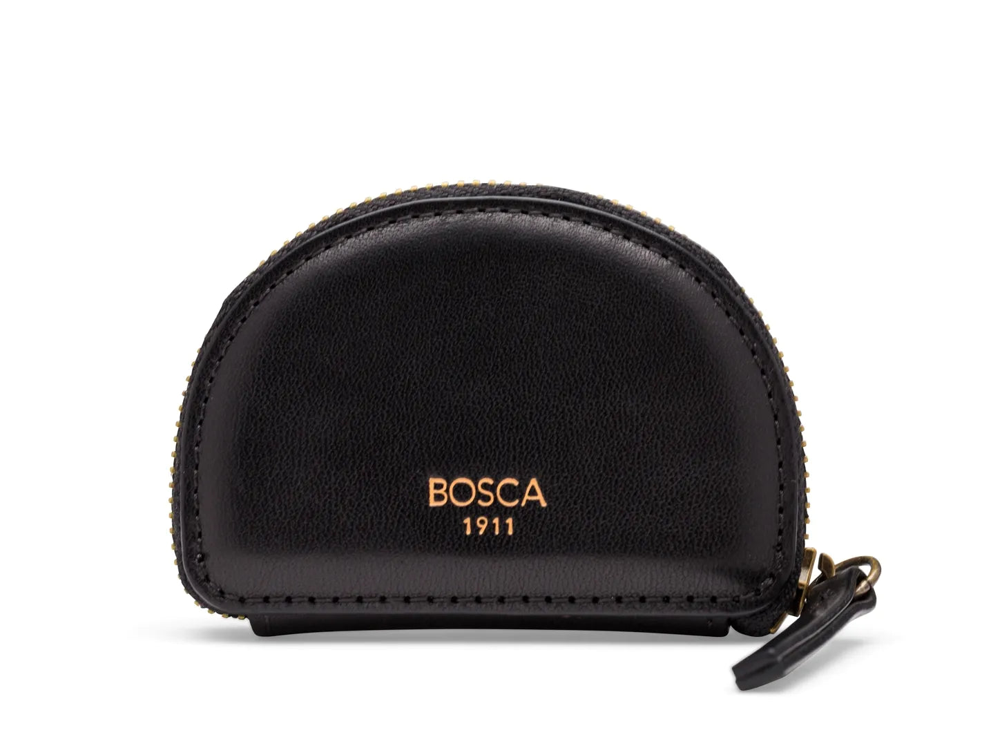 Bosca Unisex Zipper Leather Coin Purse / Key Fob - Dark Brown - Revolucion  Lifestyles