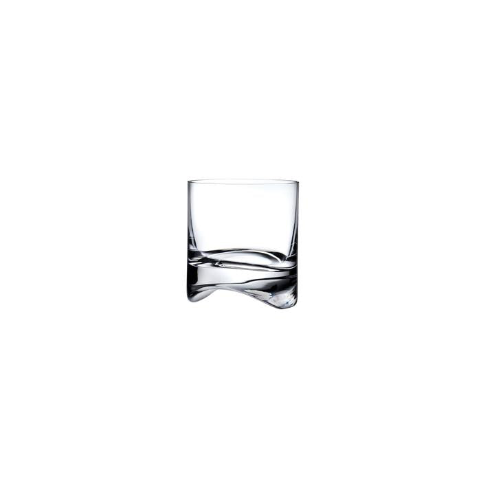 Nude Glass Hepburn Alchemy Cocktail Glass with Metal Lid & Straw