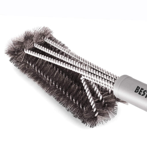 Grillart Grill Brush Bristle Free - Safe BBQ Cleaning Grill Brush and Scraper - 18 Best Stainless Steel Grilling Accessories Cleaner for Weber Gas/Ch