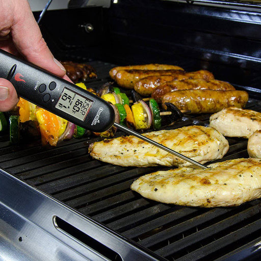 XPX Bluetooth Digital Charcoal Grill Thermometer, Smart Alarm Digital  Instant Read Thermometer with 2 Probes