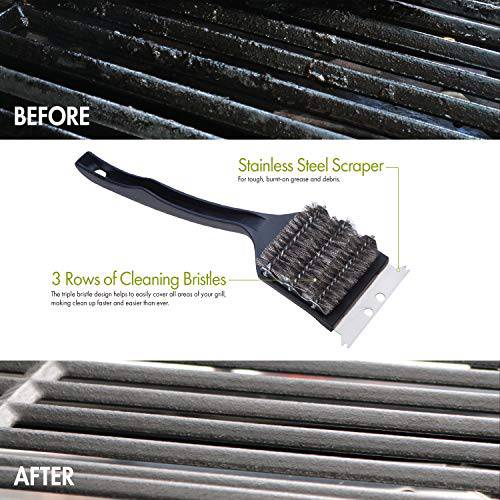 AncBace Dish Brush Kitchen Cleaning Brush Bottle Bathroom Scrub Brushes Sink Household Pot Pan Edge Corners Tile Lines Brush with Stiff Bristles