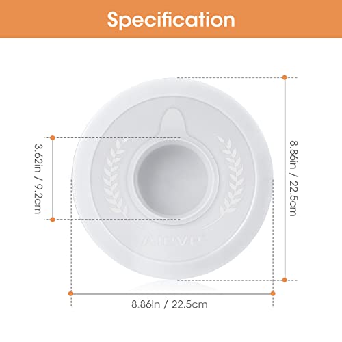 Dr. Organizer 5 Quart Splatter Guard for KitchenAid 4.5 Mixing Bowl 