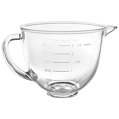KitchenAid 5 Quart Bowl-Lift Polished Stainless Steel Bowl with Flat Handle  - K5ASBP, Silver