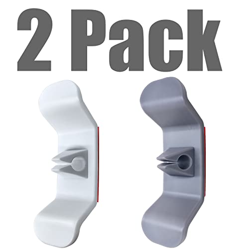 AIEVE Cord Organizer for Kitchen Appliances, 2 Pack white and dark grey