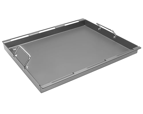 Universal Griddle Flat Top Plate 17 X13” Nonstick Coating Cooking Griddle Pan Fits Weber, Nexgrill, Charbroil, Kenmore Etc Stove/Gas/Charcoal Grills