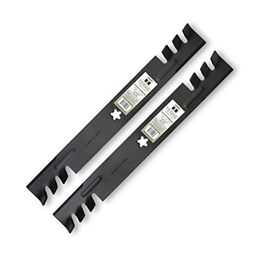 Terre Products, 2 Pack Medium Lift Lawn Mower Blades, 46 inch Cut, Compatible with Craftsman, Husqvarna, Poulan, AYP, Replacement for 33266, 403107