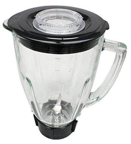 Russell Hobbs BL3100BKR Retro Style 6-Cup Blender, Glass Jar, Black