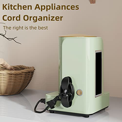 Cord Organizer for Kitchen Appliance Aid Cord Hide,Cord Wrapper,Appliance Cord Winder Stick on Household Stand Mixers,Coffee Maker,Air Fryer,Pressure