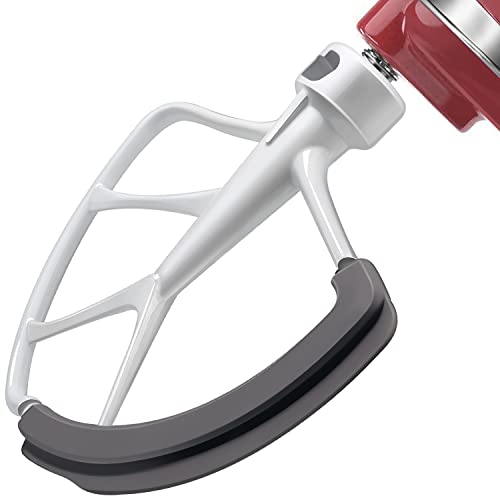 Gvode Flex Edge Beater for KitchenAid Tilt-Head Stand Mixer 4.5 and 5 Quart  -Coated Metal Flat Beater with Flexible Silicone Edge 