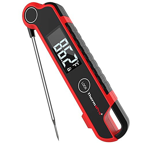 ThermoPro TP19H Waterproof Digital Meat Thermometer for Grilling with  Ambidextrous Backlit and Motion Sensing Kitchen Cooking