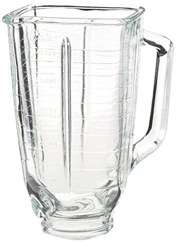 Better Chef 970111566M 6 Piece 48 oz Round Blender Glass Jar Replacement Kit, Clear