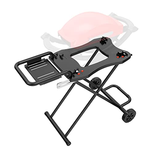 Emberli XL Grill Cart Outdoor with Storage with Wheels - Modular Grill Table of Outside BBQ, Blackstone Griddle 17 22, Bar Patio Cabinet Kitchen