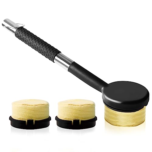 GRILLART Grill Brush Bristle Free. [Rescue-Upgraded] BBQ Replaceable  Cleaning Head, Unique Seamless-Fitting Scraper Tools for Cast