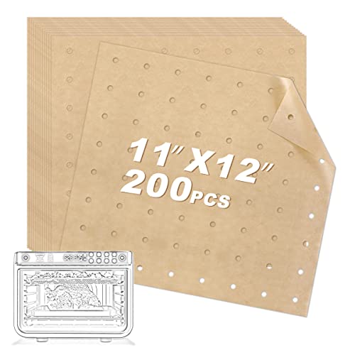 100 PCS Air Fryer Oven Liners, 13 x 12 inch Perforated Rectangular Air —  Grill Parts America