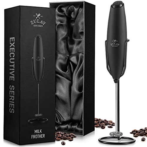 Bean Envy Handheld Milk Frother for Coffee - Electric Hand Blender, Mini  Drink Mixer Whisk & Coffee Foamer Wand w/Stand for Lattes, Matcha and Hot  Chocolate - Kitchen Gifts - Black