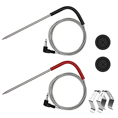 Village Smoker RTD Temperature Sensor Probe Compatible with Pit Boss 2-Series 3-Series Digital Electric Vertical Smoker, Part Number PB-39P600 Part, Electric Grill