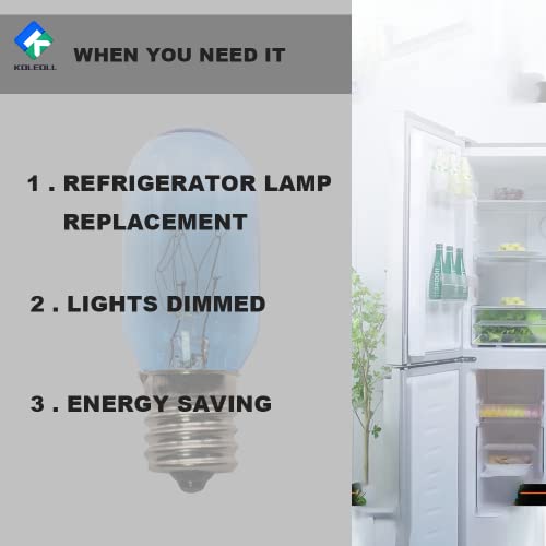  297048600 241552802 Refrigerator Light Bulb Replacement T8 120V  40W Compatible with Whirlpool Electrolux Kenmore Kitchenaid Frigidaire,  Replace AP3770086 1056577 AH976993 PS976993 EA976993 (2 Pack) : Appliances