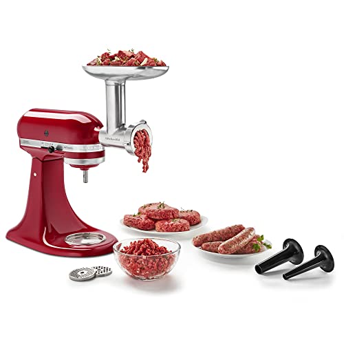 Gdrtwwh Food Grinder Attachment Compatible with All KitchenAid Stand  Mixers,Includes 3 Sausage Stuffer Tubes - Yahoo Shopping