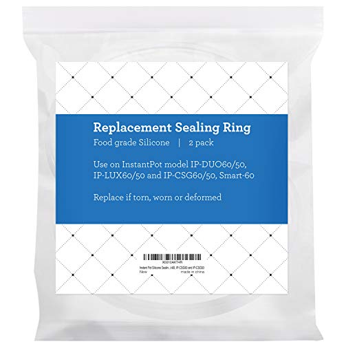 Silicone Sealing Ring 6qt for Instant Pot Sealing ring for 6 5qt Insta  Pot,Food-grade Silicone Fits IP-DUO60, IP-LUX60, IP-DUO50, IP-LUX50,  Smart-60