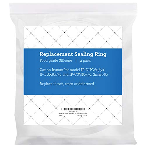 Silicone Sealing Ring 6qt for Instant Pot Sealing ring for 6 5qt Insta Pot,  Sweet and Savory, Food-grade Silicone Fits IP-DUO60, IP-LUX60, IP-DUO50